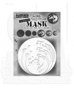 Tim Holtz Layering Mask: Moon Mask thmsk01