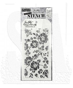 Tim Holtz Layering Stencil: Floral ths077