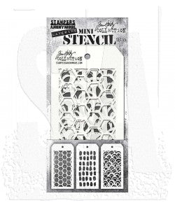 Tim Holtz Mini Layering Stencil Set #55 thmst055