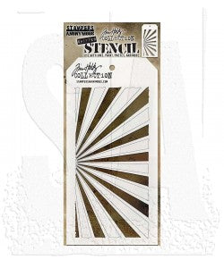 Tim Holtz Layering Stencil: SHIFTER RAYS THS126
