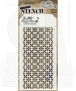 Tim Holtz Layering Stencil: Nordic ths070