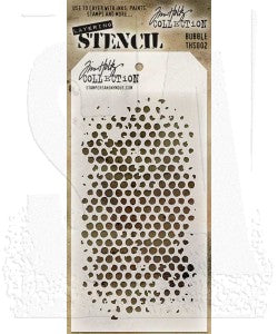 Tim Holtz Layering Stencil: Bubble ths002