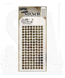Tim Holtz Layered Stencil 4.125"X8.5" -Ringer