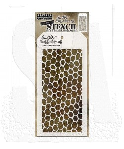 Tim Holtz Layered Stencil 4.125"X8.5" -Hive