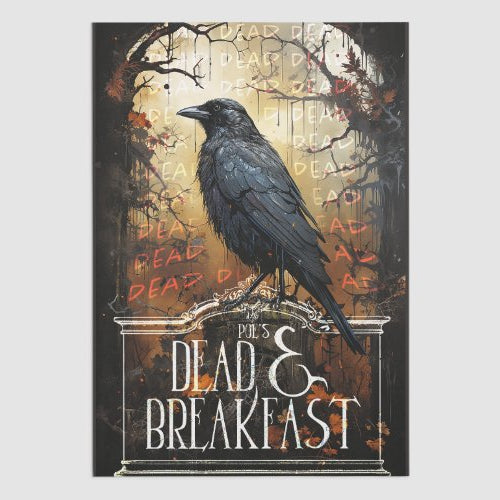 Spooky Raven Vintage Decoupage Tissue Paper