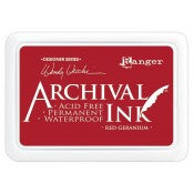 RANGER Archival Ink Pad, RED GERANIUM