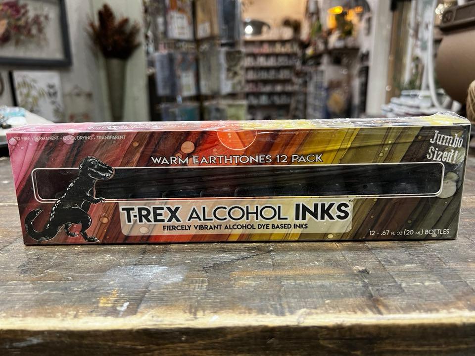 T-REX ALCOHOL INK WARM EARTHTONES 12 PACK