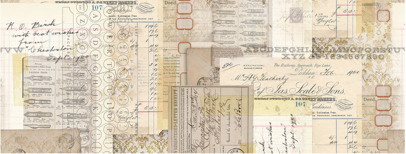 Collage Paper, Typography TH93952