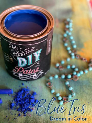 DIY Paint BLUE IRIS 8 OZ