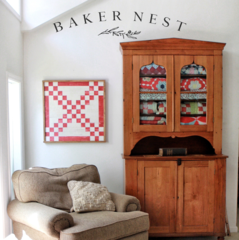 B003 Baker Nest's Chesapeake Chain Barn Quilt Stencil-STENCIL RENTAL ONLY-READ DETAILS BELOW