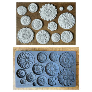 ROSETTES IOD MOULD (6″X10″)