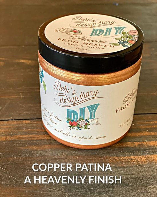 DIY PAINT PENNIES FROM HEAVEN-COPPER PATINA