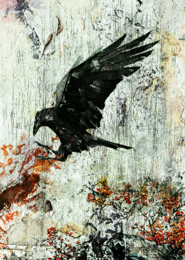 DECOUPAGE QUEEN- Andy Skinner - Quoth the Raven 0275