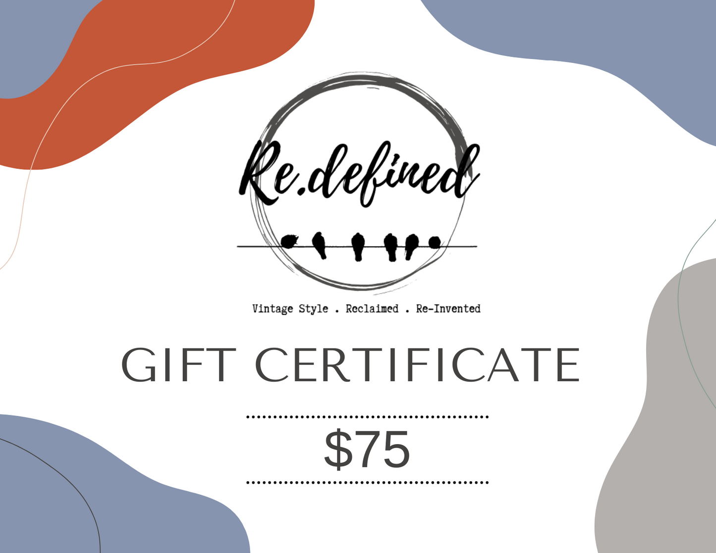 Re.defined Gift Card