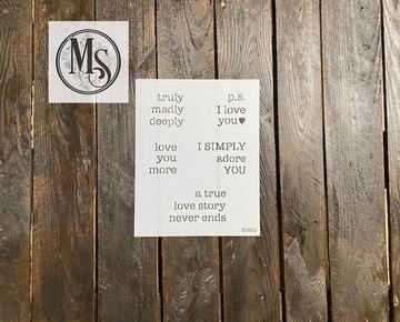 BOOK STACK SAYINGS- STENCIL RENTAL ONLY-READ DETAILS BELOW – Re.defined ...