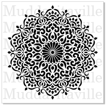M0156 Decorative Mandala- STENCIL RENTAL ONLY-READ DETAILS BELOW