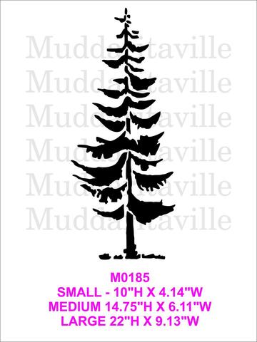 M0185 Sitka Tree- STENCIL RENTAL ONLY-READ DETAILS BELOW