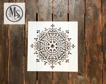 M0206 Decorative Mandala- STENCIL RENTAL ONLY-READ DETAILS BELOW