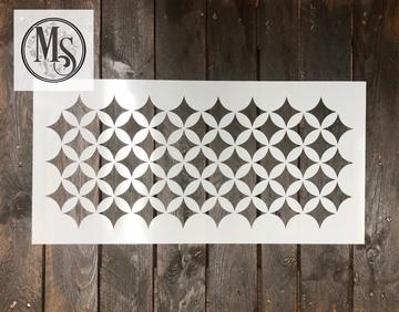 M0263 GEOMETRIC PATTERN- STENCIL RENTAL ONLY-READ DETAILS BELOW