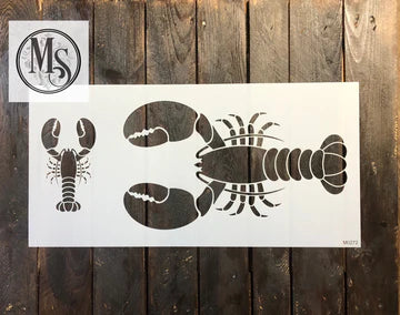M0272 Lobster Stencils- STENCIL RENTAL ONLY-READ DETAILS BELOW