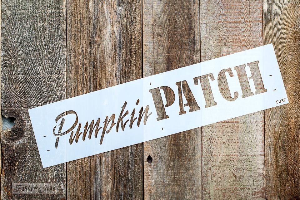 FALL  FJ37 Pumpkin Patch STENCIL RENTAL ONLY-READ DETAILS BELOW