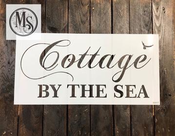 S0517 Cottage by the Sea-STENCIL RENTAL ONLY-READ DETAILS BELOW