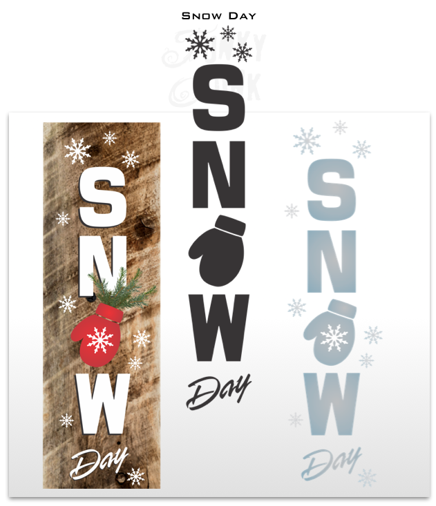 WINTER FJ85 SNOW DAY - STENCIL RENTAL ONLY-READ DETAILS BELOW