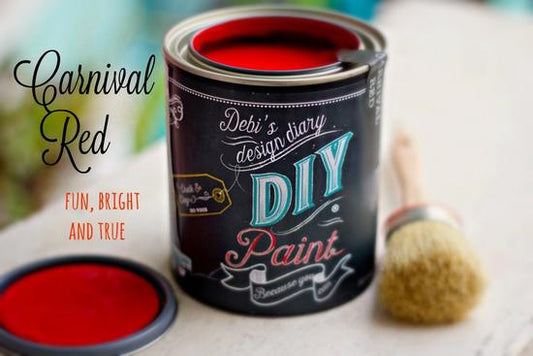 DIY Paint CARNIVAL RED 8 OZ