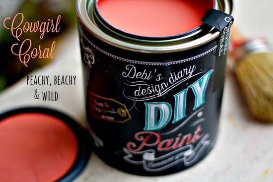 DIY Paint COWGIRL CORAL 8 OZ