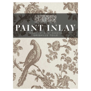 IOD PAINT INLAY GRISAILLE TOILE (12″X16″ 8 SHEET PAD) *NEW*