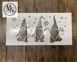 CHRISTMAS M0299 Gnomes-STENCIL RENTAL ONLY-READ DETAILS BELOW