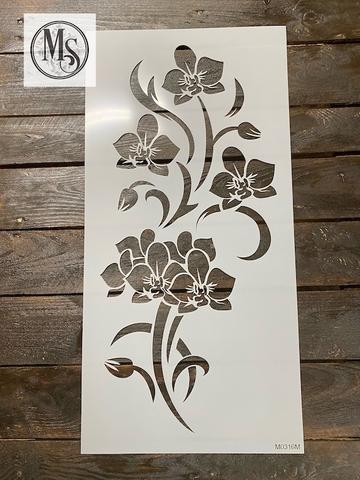 M0316 Orchids- STENCIL RENTAL ONLY-READ DETAILS BELOW