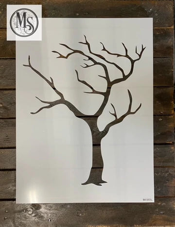 M0365-WINTER TREES-3 OPTIONS--STENCIL -RENTAL ONLY-READ DETAILS BELOW